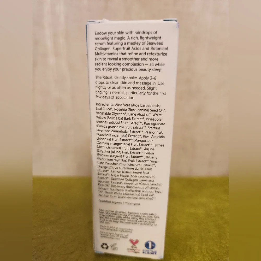 NIB Earth Harbor Luna Rain night serum‎